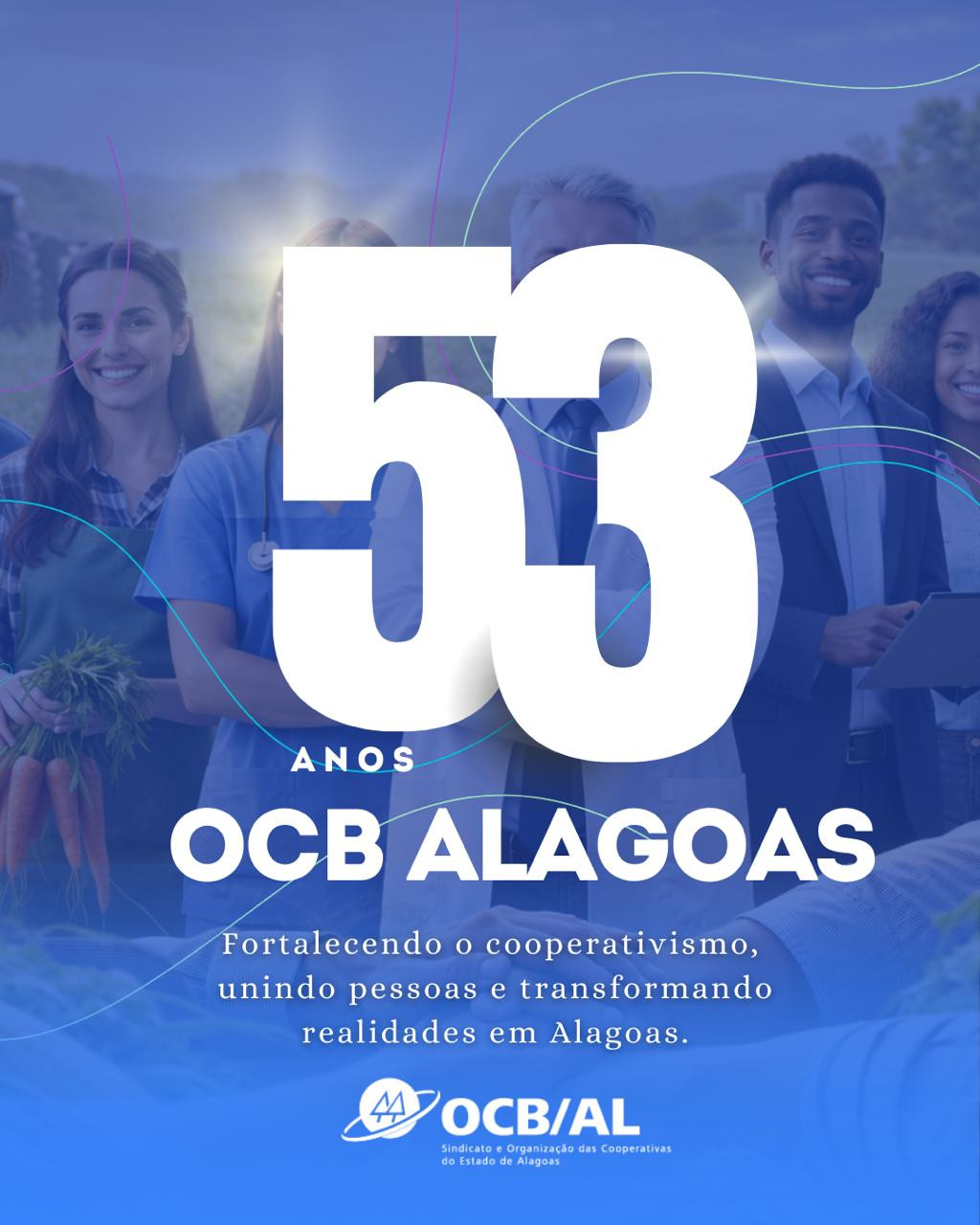 OCB Alagoas celebra 53 anos fortalecendo o cooperativismo e impulsionando o desenvolvimento do estado