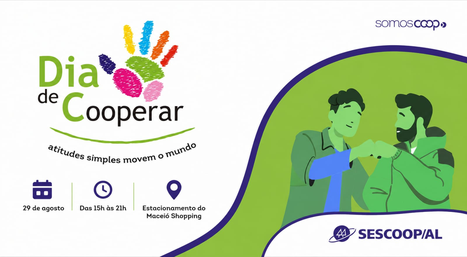 Dia de Cooperar 2026 acontece neste sábado em Maceió