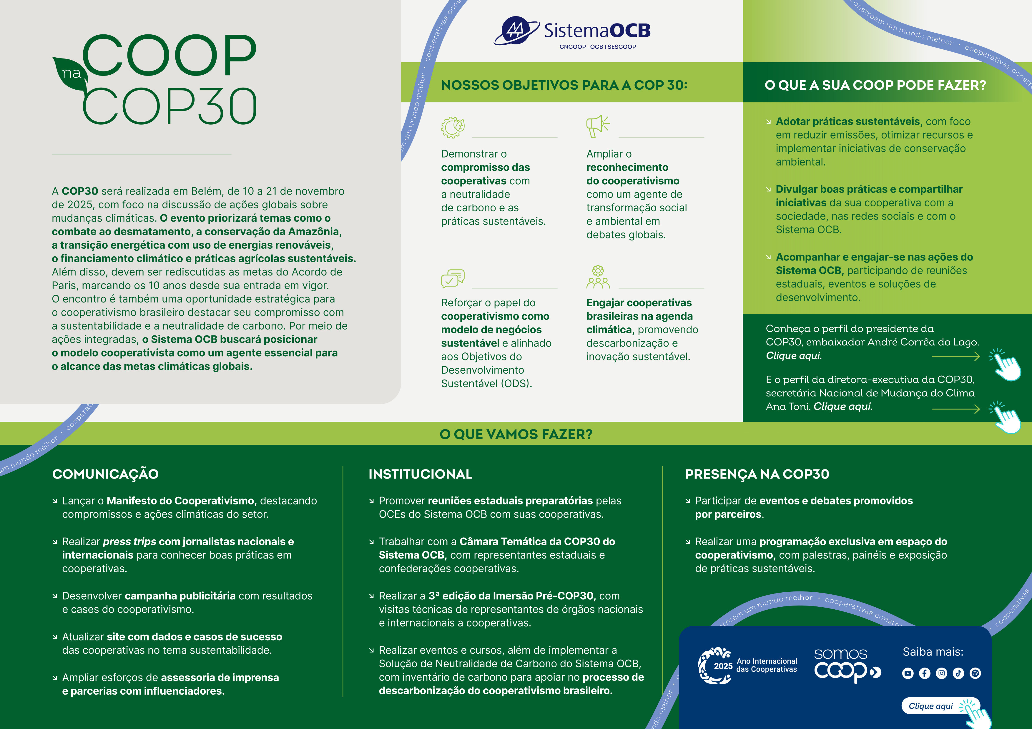 SistemaOCB COP30 SomosCoop